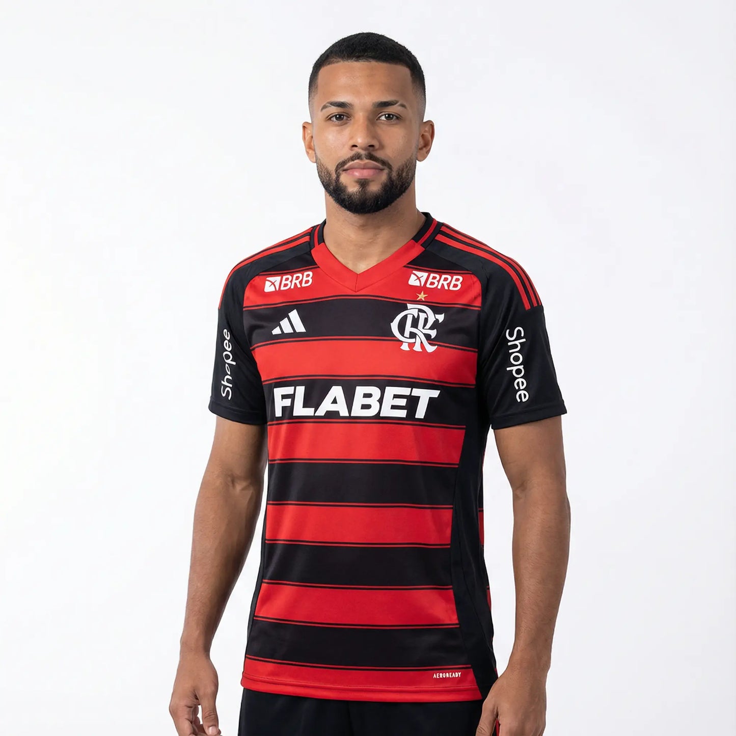 Jersey Flamengo 2025/26 I Fan With Sponsors