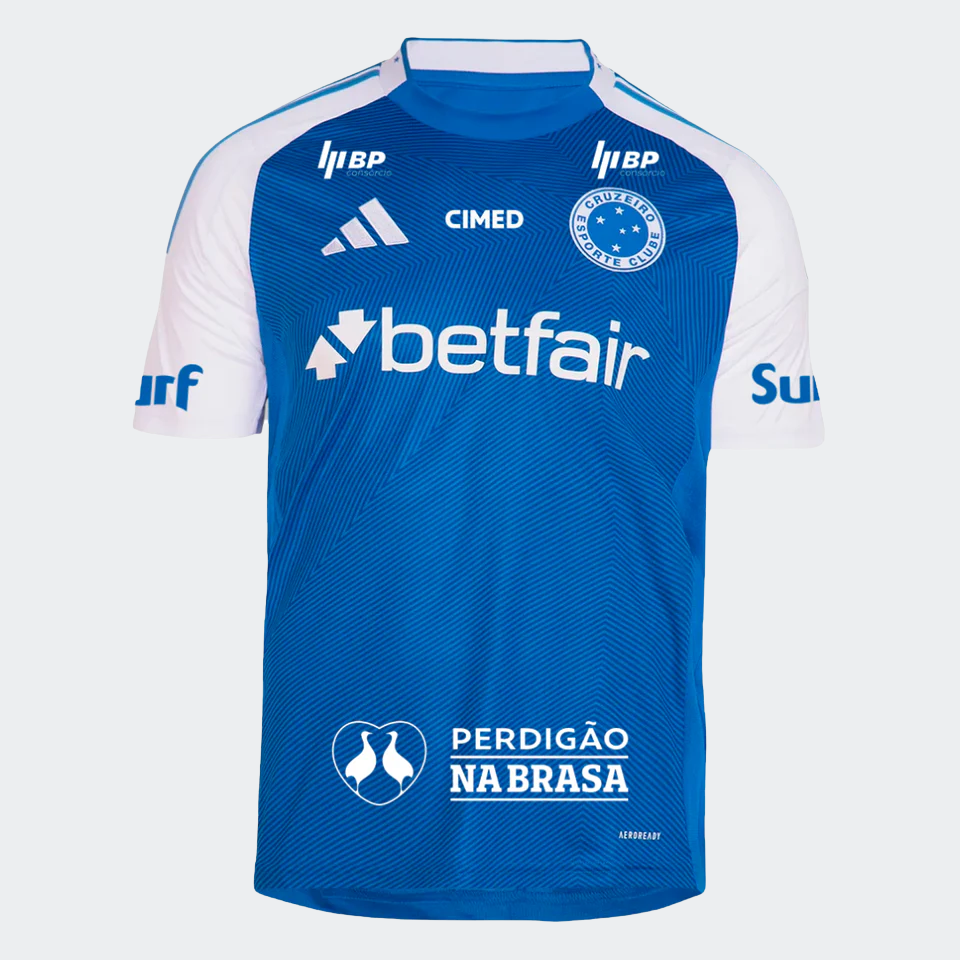 Jersey Cruzeiro 2025/26 I Fan With Sponsors