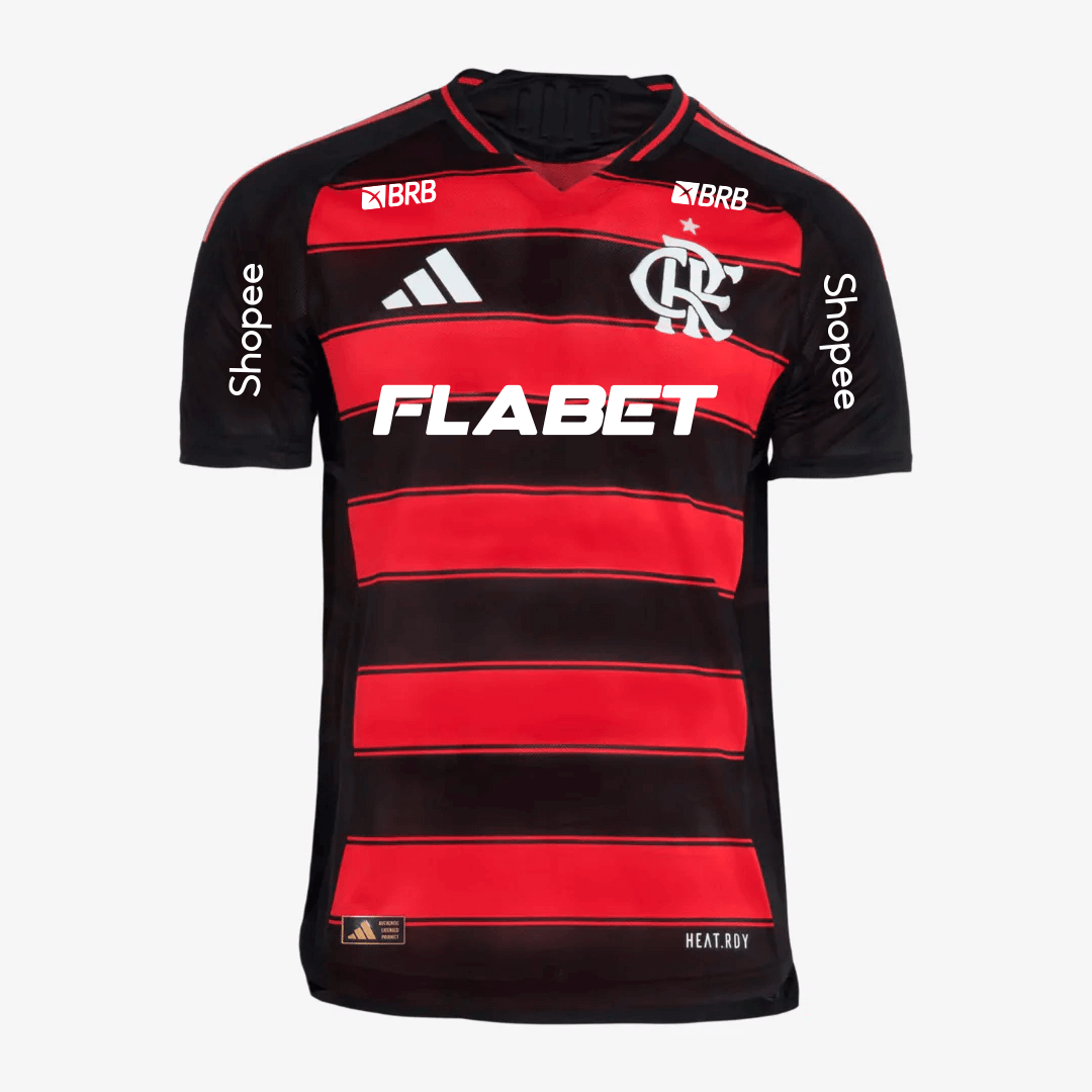 Jersey Flamengo 2025/26 I Player With Sponsors