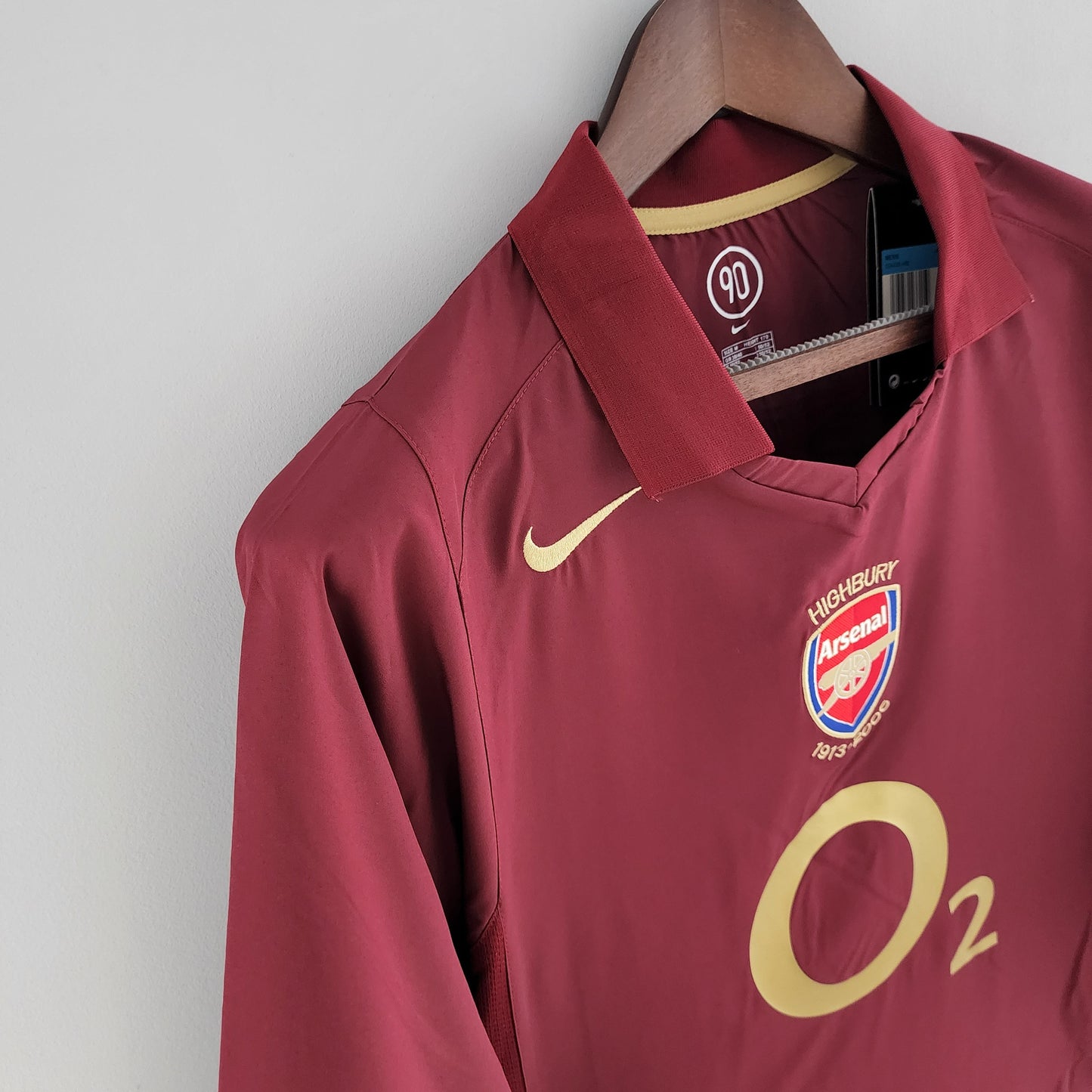 Jersey Longsleeve Arsenal 05/06 Bordo