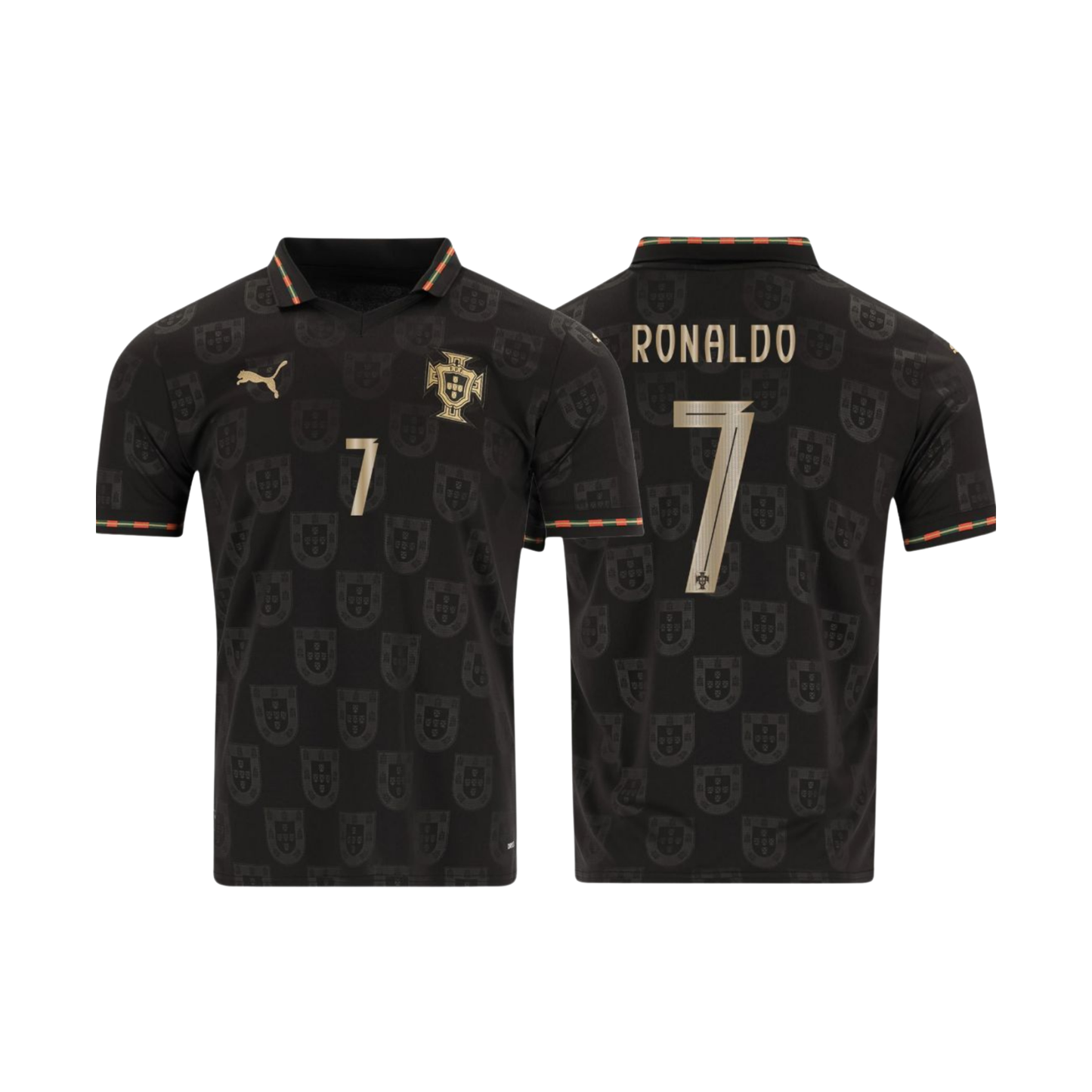 Portugal World Cup Fan Jersey Black Panther 2026 #7 Ronaldo