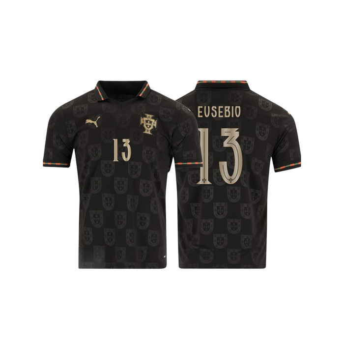 Portugal World Cup Fan Jersey Black Panther 2026 #13 Eusebio