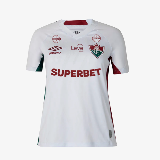 Jersey Woman Fluminense 2025/26 II Fan With Sponsors