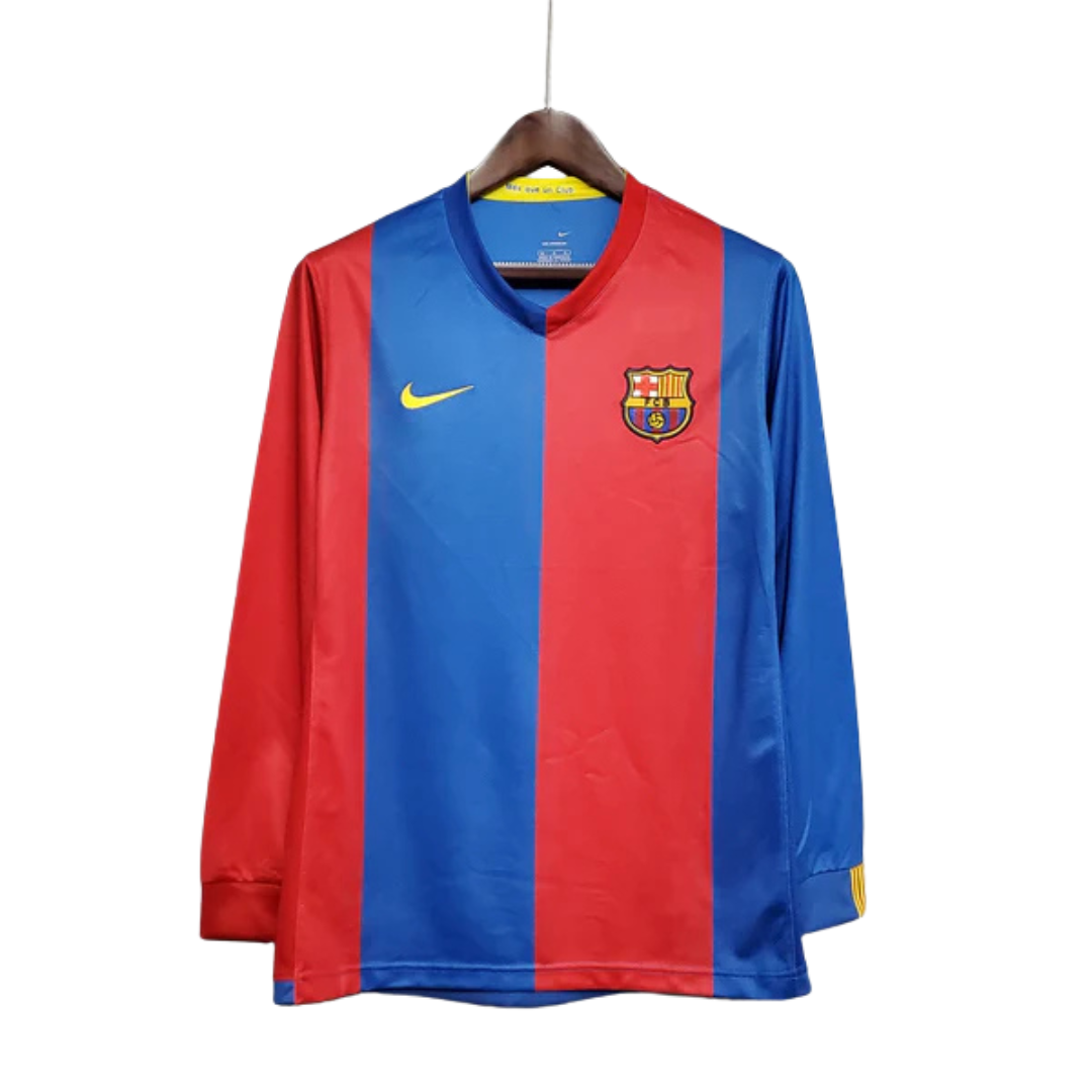 Jersey Longsleeve Barcelona 06/07 Grená