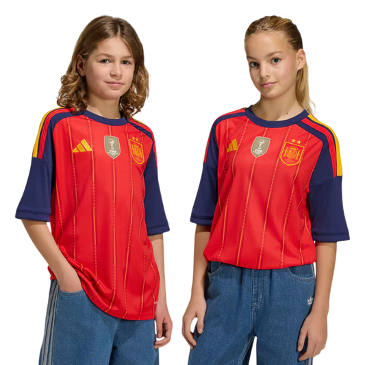 Kids Jersey Spain 2026/27 I Home Fan - World Cup Champions Edition