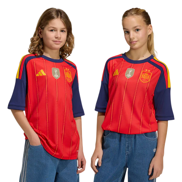 Kids Jersey Spain 2026/27 I Home Fan - World Cup Champions Edition